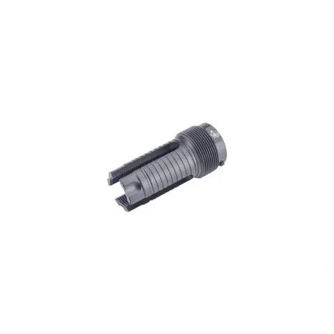 Tlumič záblesku Knight's Armament QDC (třízubý) – 14 mm levotočivý závit / ocel / černý – EMG / EShooter