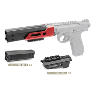 AA CNC hliníkové M-LOK předpažbí pro AAP-01 - Červená