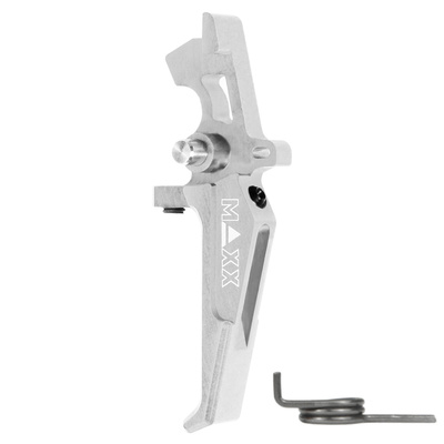 Hliníková CNC SPEED spoušť pro M4/M16 - TYPE E, stříbrná