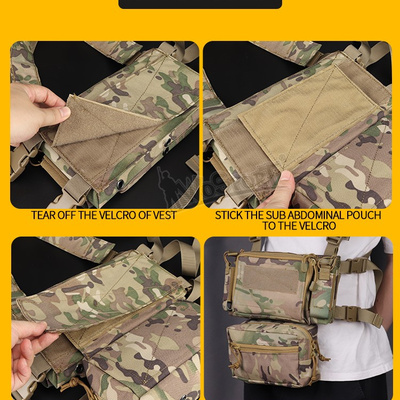 WST břišní sumka na suchý zip (Fanny Pack) - Písková