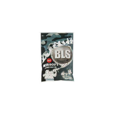 Kuličky BLS BIO 0,45g, 1000 BBs - Bílé
