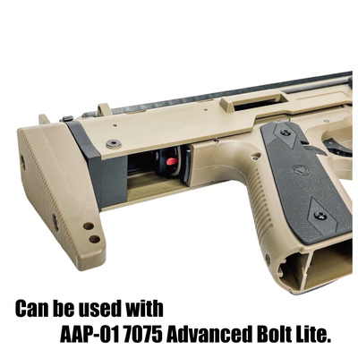CNC hliníkový závěr ADVANCED Lite s natahovací pákou pro AAP01/C - Chameleon (electroplated)