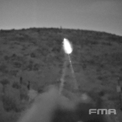 FMA AN/PEQ15 LA5-C ATPIAL verze (IR přísvit, červený / IR laser) - Černá