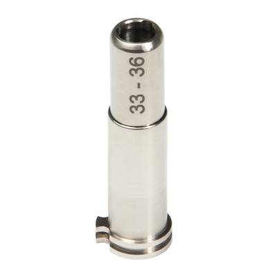 CNC titanová nastavitelná tryska 33mm - 36mm