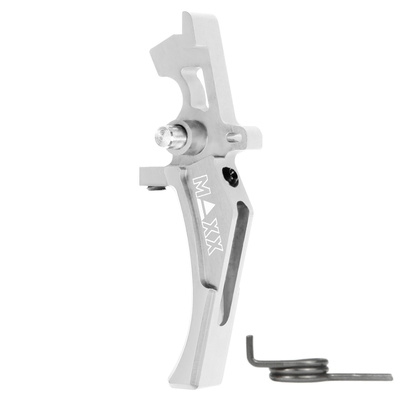 Hliníková CNC SPEED spoušť pro M4/M16 - TYPE D, stříbrná