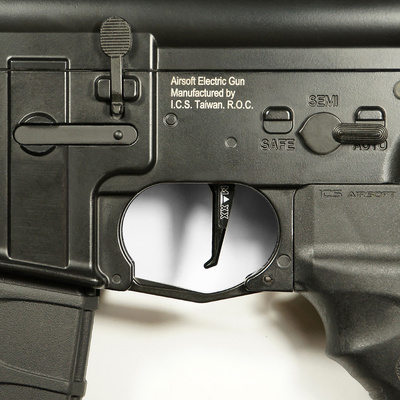 Hliníková CNC ADVANCED spoušť pro M4/M16 - TYPE E, černá
