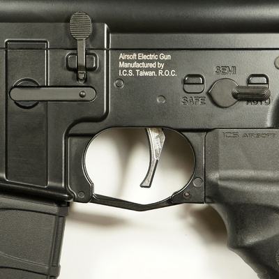 Hliníková CNC ADVANCED spoušť pro M4/M16 - TYPE D, stříbrná