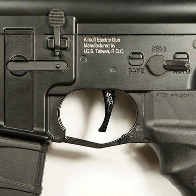 Hliníková CNC ADVANCED spoušť pro M4/M16 - TYPE D, černá