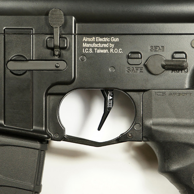 Hliníková CNC ADVANCED spoušť pro M4/M16 - TYPE C, černá