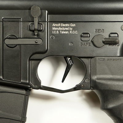 Hliníková CNC ADVANCED spoušť pro M4/M16 - TYPE A, černá