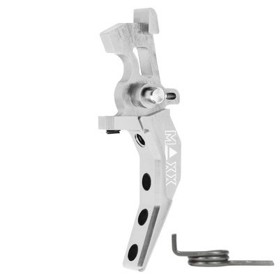 Hliníková CNC SPEED spoušť pro M4/M16 - TYPE C, stříbrná
