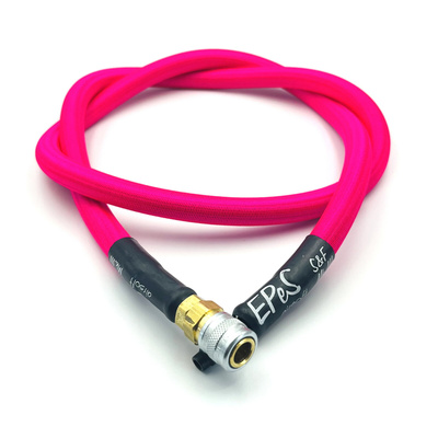 EPeS HPA hadice S a F s opletem, 115 cm, QD Foster - Neonově růžová