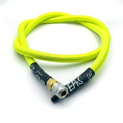 EPeS HPA hadice S a F s opletem, 115 cm, QD Foster - Neonově zelená