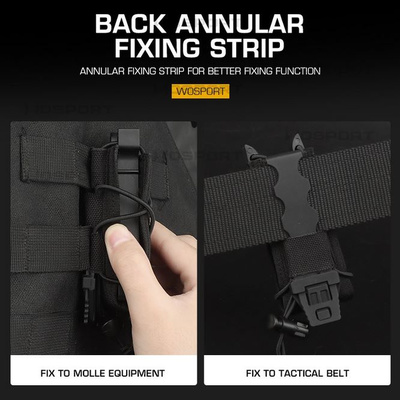WST Molle sumka Tiger na pistolový zásobník 9 mm - Ranger Green