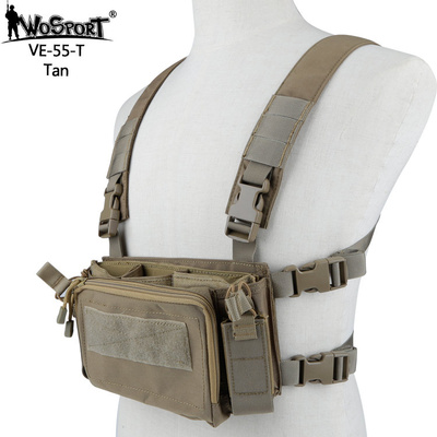 WST Taktický Chest rig D3CRM - Pískový
