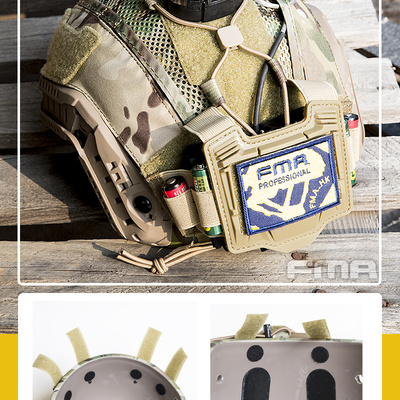 FMA multifunkční potah na helmu FAST Maritime - Coyote