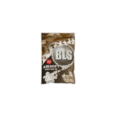 Kuličky BLS BIO 0,40g, 1000 BBs - Bílé