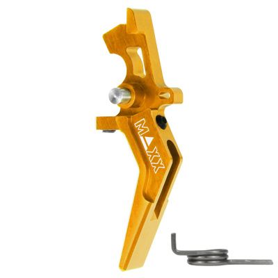 Hliníková CNC SPEED spoušť pro M4/M16 - TYPE A, žlutá