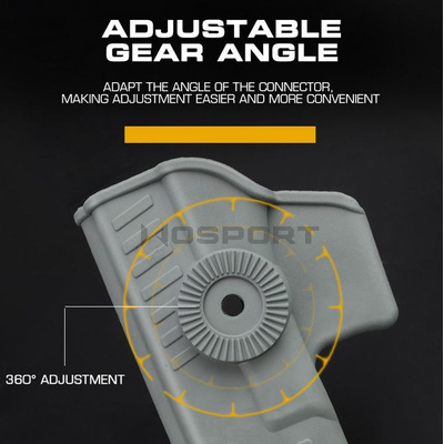 WST opaskové pouzdro (holster) Glock, pravé - Písková