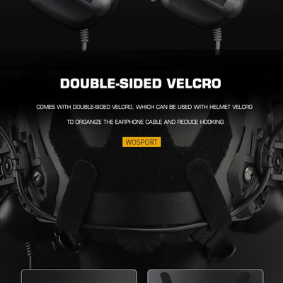 WoSport aktivní headset Gen5  plus  montáž na helmu FAST - Zelená
