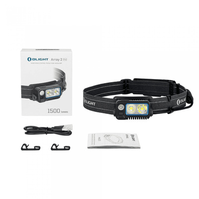 OLIGHT nabíjecí čelovka ARRAY 2 Pro 1500 lm - Černá