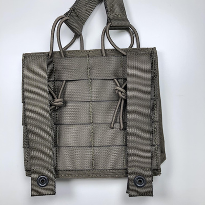 Sumka MOLLE na dva zásobníky M4/M16 otevřená - Ranger Green