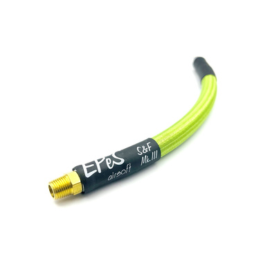 EPeS IGL HPA hadice S a F s opletem, 20 cm, QD Foster  plus  1/8 NPT - Čerstvě zelená