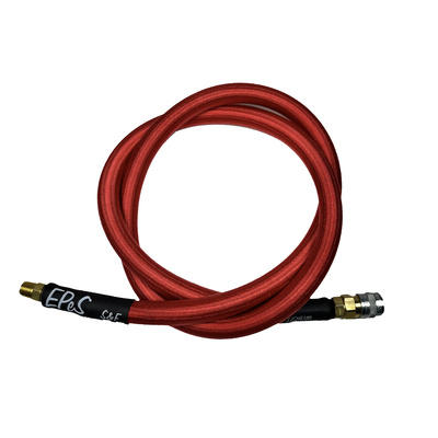 EPeS HPA hadice S a F s opletem, 100 cm, QD Foster  plus  1/8 NPT - Červená