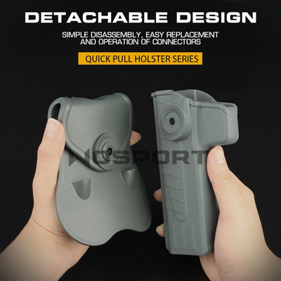 WST opaskové pouzdro (holster) Hi-Capa, pravé - Zelená