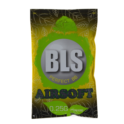 Kuličky BLS BIO 0,25g, 4000 BBs - Černé
