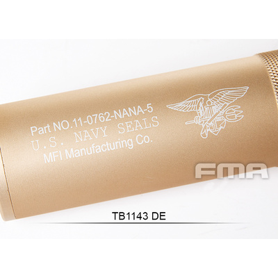FMA tlumič U.S. Navy Seals Type 35x198 mm - Písková