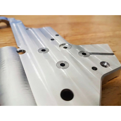 CNC nízkoprofilová kluzná ložiska na 4mm osičku - 8 mm