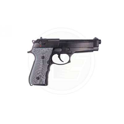 WE GBB plynová pistole M92 Eagle Full-Auto (MO17) - Černá
