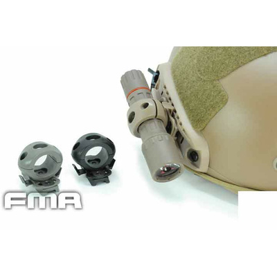 FMA ARC montáž na helmu pro svítilnu 25 mm - Černá