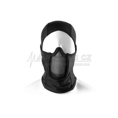 Kukla se síťovanou ochrannou maskou, černá