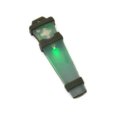FMA taktické poziční světlo E-LITE, černý kryt - Zelená