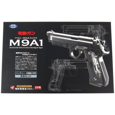 TM elektrická AEP pistole M9A1 - Černá (bez ražení)