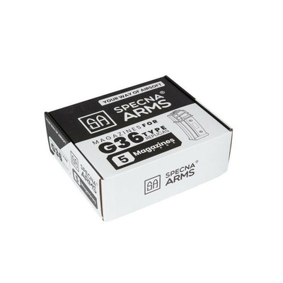 SA zásobník na 140 BBs pro G36, tlačný - Černá