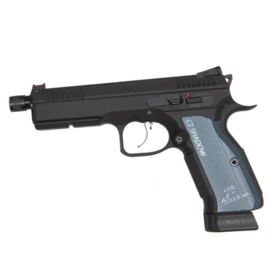 Vnější kovová hlaveň se závitem 14- mm pro ASG CZ-75 Shadow 2 - Černá