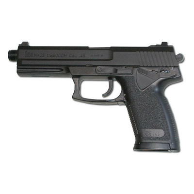 TM manuální pistole MK23 SOCOM (bez ražení) - Černá