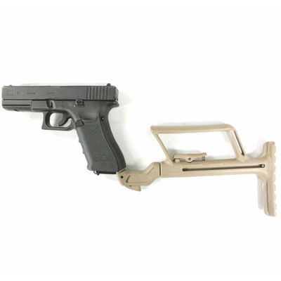 Taktická výsuvná pažba GLR 440 pro Glock - písková