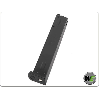 WE dlouhý plynový zásobník pro WE M9 / M92 GBB, 50 BBs - Černá