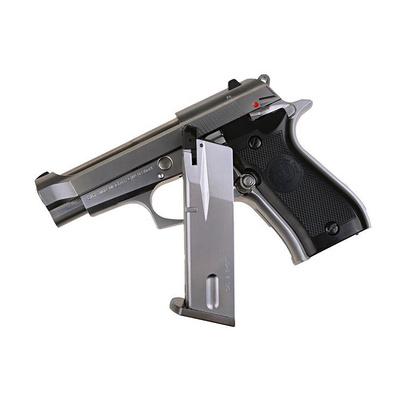 WE GBB plynová pistole M84 Cheetah - Stříbrná