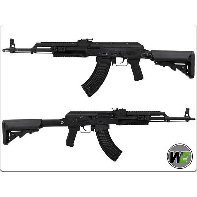 WE GBBR plynová puška AK PMC - Černá