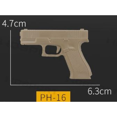 Wosport Patch GLOCK PVC 3D gumový - pískový