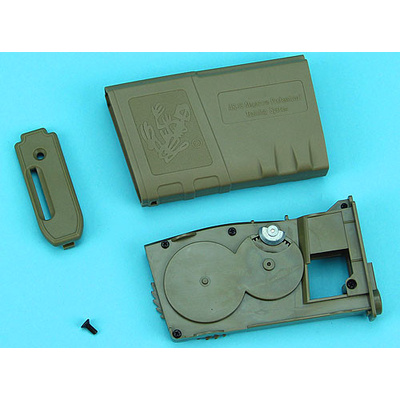 Zásobník krátký M4/M16 na 140 ran FROG, pískový