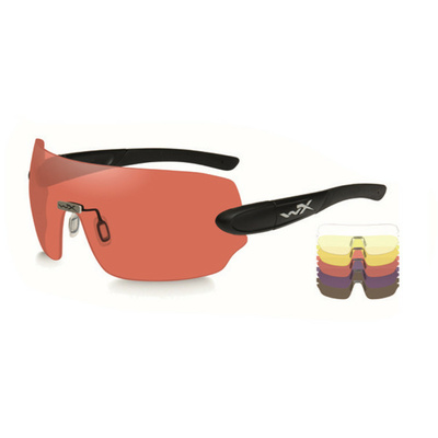 Brýle DETECTION clear/yellow/orange/purple/copper-MATTE BLACK