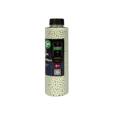 Kuličky ASG BIO Open Blaster Tracer 0,32g, 3300 BBs - Zelené nasvětlovací