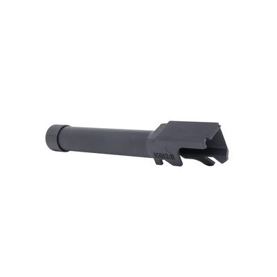 Vnější kovová hlaveň se závitem 14- mm pro ASG CZ P-10C - Černá
