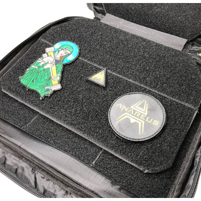 Pořadač na nášivky VELCRO 26x30x6cm, velký - černý